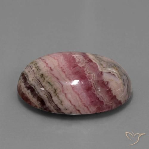 rodocrosita Multicolorido Natural 47.80ct, oval, Opaco