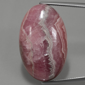 Rodocrosita multicolorido natural 56,15ct, corte oval, opaco