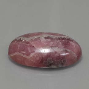 Rodocrosita multicolorido natural 56,15ct, corte oval, opaco