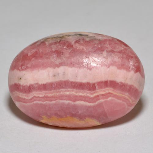 Rodocrosita multicolorido natural 35,96ct, corte oval, opaco