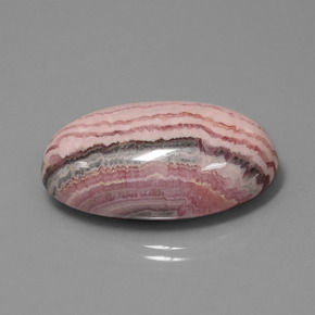 Rodocrosita multicolorido natural 62,39ct, corte oval, opaco