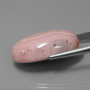Rodocrosita multicolorido natural 62,39ct, corte oval, opaco