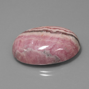 Rodocrosita multicolorido natural 60,57ct, corte oval, opaco