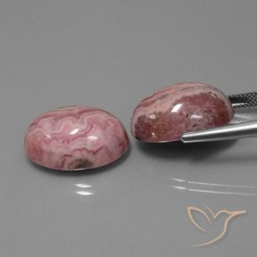 Pedras preciosas de rodocrosita Multicolorido natural de 48.91 ct, oval, Opaco