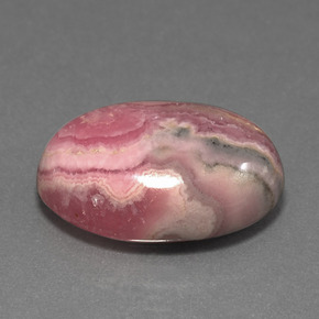 Rodocrosita multicolorido natural 12,51ct, corte oval, opaco