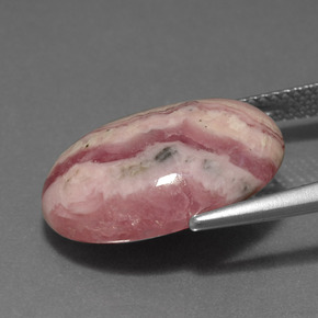 rodocrosita Multicolorido Natural 13.24ct, Corte Oval, Opaco