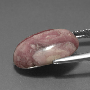 Rodocrosita multicolorido natural 14,97ct, corte oval, opaco