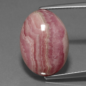 Rodocrosita multicolorido natural 14,96ct, corte oval, opaco