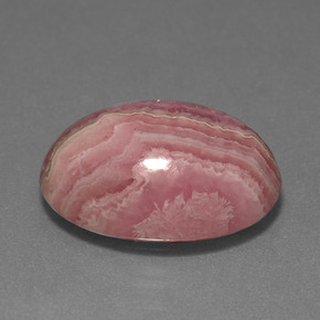 Rodocrosita multicolorido natural 14,96ct, corte oval, opaco