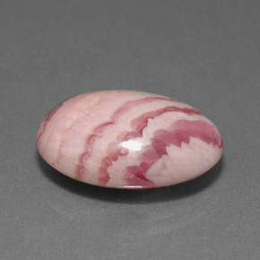 Rodocrosita multicolorido natural 11,83ct, corte oval, opaco