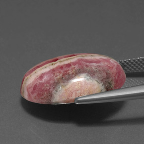 rodocrosita Multicolorido Natural 17.79ct, Corte Oval, Opaco