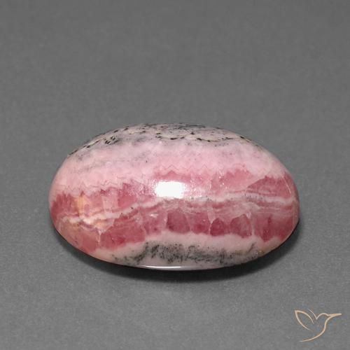 rodocrosita Multicolorido Natural 18.18ct, oval, Opaco