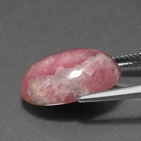 Rodocrosita multicolorido natural 14,57ct, corte oval, opaco