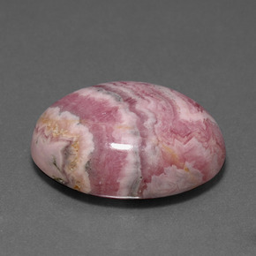 Rodocrosita multicolorido natural 20,81ct, corte oval, opaco