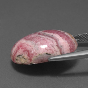 Rodocrosita multicolorido natural 20,81ct, corte oval, opaco