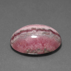 Rodocrosita multicolorido natural 14,82ct, corte oval, opaco