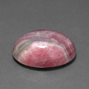Rodocrosita multicolorido natural 14,24ct, corte oval, opaco