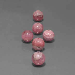 Pedras preciosas de rodocrosita Multicolorido natural de 45.22 ct, Esfera / Bola, Translúcido