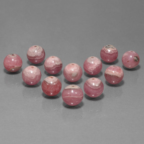 Pedras preciosas de rodocrosita multicolorido natural de 77,97 ct, esfera / bola, translúcido