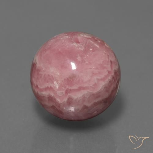 rodocrosita Multicolorido Natural 47.66ct, Esfera / Bola, Opaco