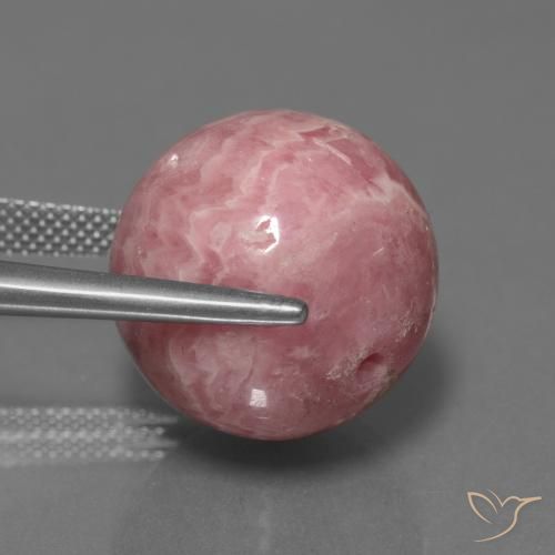 rodocrosita Multicolorido Natural 47.66ct, Esfera / Bola, Opaco