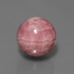 Rodocrosita multicolorido natural 37,10ct, esfera / bola, opaco
