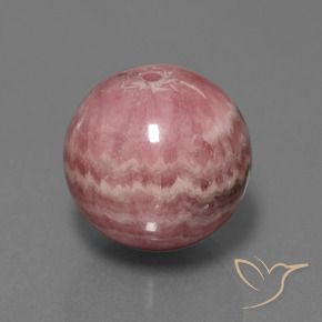 rodocrosita Multicolorido Natural 46.41ct, Esfera / Bola, Opaco