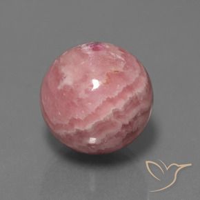 rodocrosita Multicolorido Natural 40.96ct, Esfera / Bola, Opaco
