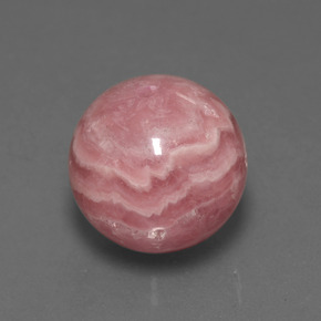 Rodocrosita multicolorido natural 42,57ct, esfera / bola, opaco