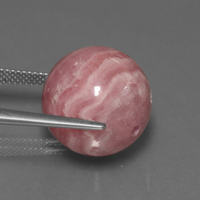 Rodocrosita multicolorido natural 42,57ct, esfera / bola, opaco