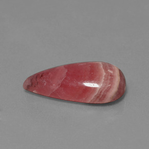 Rodocrosita multicolorido natural 14,09ct, formato de pêra, opaco