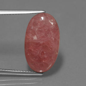 Rodocrosita multicolorido natural 8,76ct, corte oval, opaco