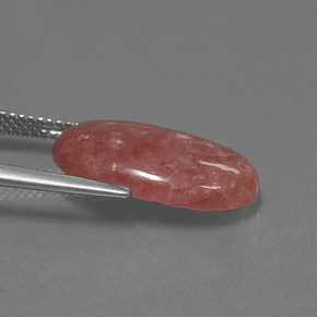 Rodocrosita multicolorido natural 8,76ct, corte oval, opaco