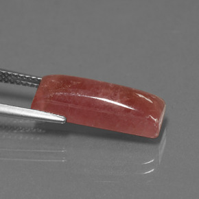 Rodocrosita multicolorido natural 7,67ct, baguete, opaco