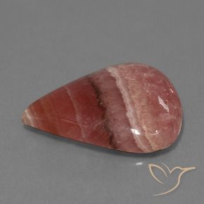rodocrosita Multicolorido Natural 19.84ct, Formato de pêra, Opaco
