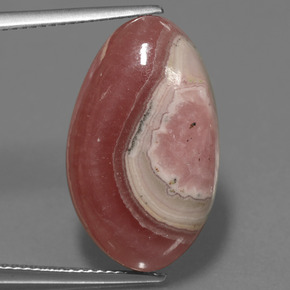 Rodocrosita multicolorido natural 20,95ct, forma extravagante, opaco