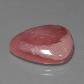 Rodocrosita multicolorido natural 25,86ct, formato de pêra, opaco