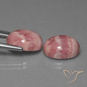 Pedras preciosas de rodocrosita Multicolorido natural de 12.72 ct, oval, Opaco