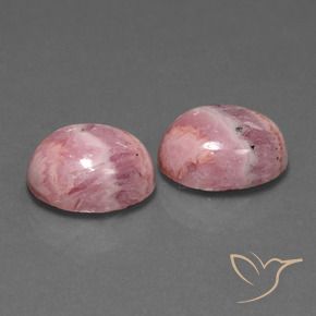 Pedras preciosas de rodocrosita Multicolorido natural de 13.19 ct, oval, Opaco