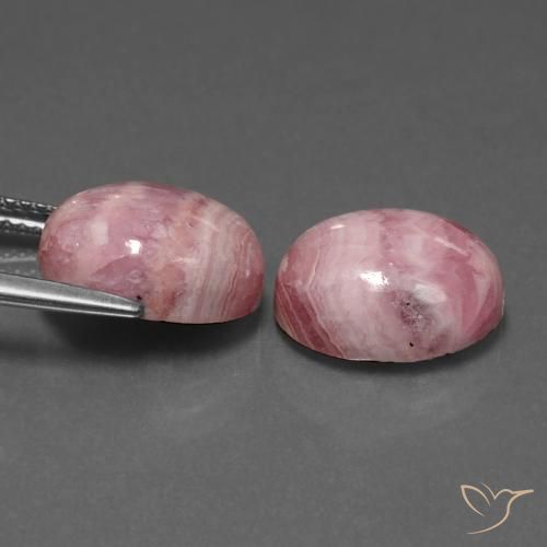 Pedras preciosas de rodocrosita Multicolorido natural de 13.65 ct, oval, Opaco