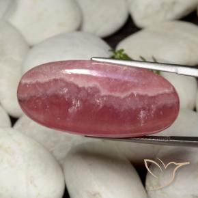 rodocrosita Multicolorido Natural 39.68ct, oval, Translúcido