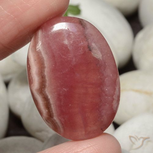 34.86ct Natural Multicolorido rodocrosita, oval, Translúcido