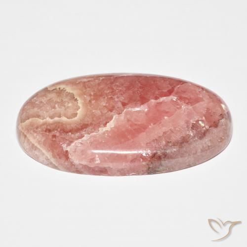 rodocrosita Multicolorido Natural 63.97ct, oval, Opaco