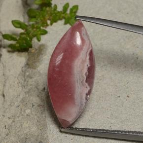 Rodocrosita multicolorido natural 13,88ct, marquise, opaco
