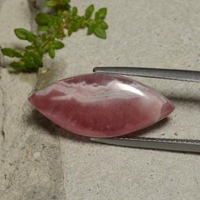Rodocrosita multicolorido natural 13,88ct, marquise, opaco