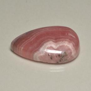 Rodocrosita multicolorido natural 45,95ct, formato de pêra, translúcido