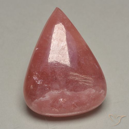 28.99ct Natural Multicolorido rodocrosita, Formato de pêra, Translúcido