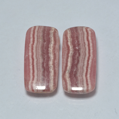 Pedras preciosas de rodocrosita multicolorido natural de 19,80 ct, almofada cortada, translúcido