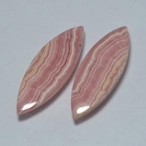 Pedras preciosas de rodocrosita multicolorido natural de 19,94 ct, marquise, translúcido