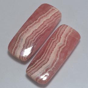 Pedras preciosas de rodocrosita multicolorido natural de 27,45 ct, almofada cortada, translúcido